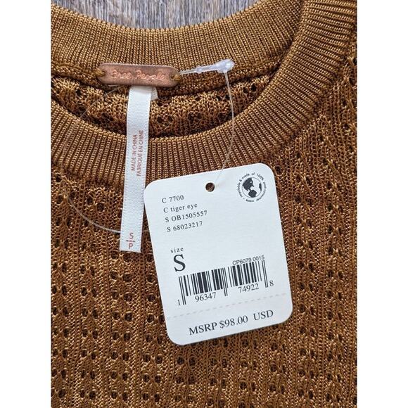 NWT Free People H2O Crew Pullover Sweater Size Small - Picture 3 of 7